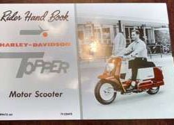 1964 Harley Davidson Topper Scooter Owner's Manual