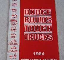 1964 Dodge Trucks Owner's Manual