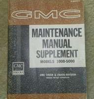 1964 GMC Truck 1000-5000 Models Service Manual Supplement