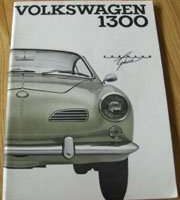 1966 Volkswagen Karmann Ghia Owner's Manual