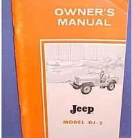 1965 Jeep Dispatcher DJ-5 Owner's Manual