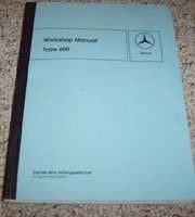 1971 Mercedes Benz 600 6-Door Pullman, 600 4-Door Pullman & 600 Sedan Workshop Service Manual