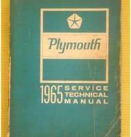 1965 Plymouth Satellite Service Manual