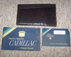 1965 Cadillac Sixty Special Owner's Manual Set