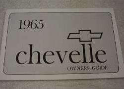1965 Chevrolet Chevelle Owner's Manual