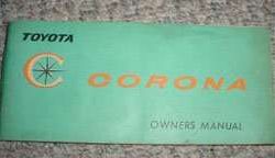 1965 Toyota Corona Owner's Manual