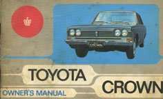 1965 Toyota Crown Owner's Manual