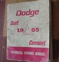 1965 Dodge Dart & Coronet Service Manual
