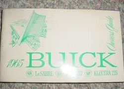 1965 Buick Electra 225, Lesabre & Wildcat Owner's Manual