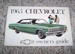 1965 Chevrolet Bel Air Owner's Manual
