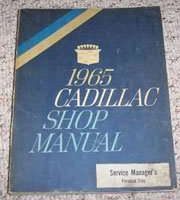 1965 Cadillac Deville Shop Service Manual