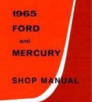 1965 Mercury Monterey, Marauder & Colony Park Service Manual