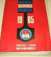 1965 Buick Skylark Sport Wagon Chassis Service Manual