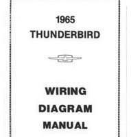 1965 Ford Thunderbird Wiring Diagram Manual