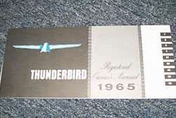 1965 Ford Thunderbird Owner's Manual