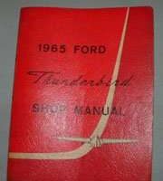 1965 Ford Thunderbird Shop Service Repair Manual