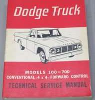1965 Dodge Truck S-Series 100-700 & Power Wagon Service Manual