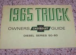 1965 Chevrolet Truck Diesel 50-80 Series Owner's Manual