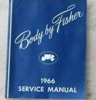 1966 Cadillac Deville Fisher Body Service Manual
