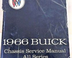 1966 Buick Skylark Chassis Service Manual