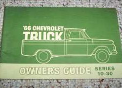 1966 Chevrolet Truck 10-30 Series Owner's Manual