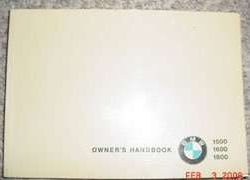 1966 BMW 1500, 1600, 1800 Owner's Manual