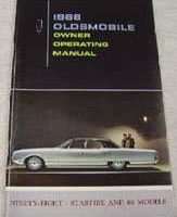 1966 Oldsmobile Ninety-Eight, Starfire & 88 Owner's Manual