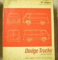 1966 Dodge S-Series A100 Compact Service Manual