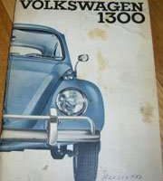 1966 Volkswagen Beetle 1300 Owner's Manual