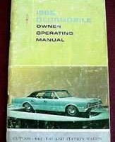 1966 Oldsmobile Cutlass, 442, F-85 & Vista Cruiser Owner's Manual