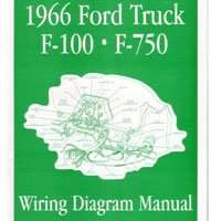 1966 Ford F-100 Thru F-750 Wiring Diagram Manual