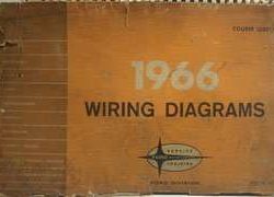 1966 Ford Fairlane Large Format Electrical Wiring Diagrams Manual