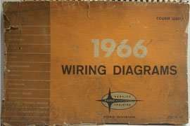 1966 Ford Thunderbird Large Format Electrical Wiring Diagrams Manual