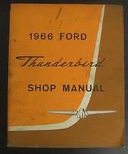 1966 Ford Thunderbird Service Manual
