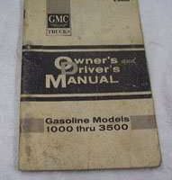 1966 GMC Truck Gasoline Models 1000-3500 Owner's Manual