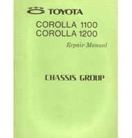 1970 Toyota Corolla 1100 & Corolla 1200 Chassis Service Repair Manual