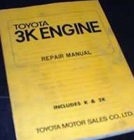 1968 Toyota Corolla K, 2K & 3K Engine Service Repair Manual