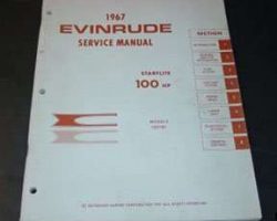 1967 Evinrude 100 HP Models Service Manual