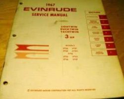 1967 Evinrude 3 HP Models Service Manual