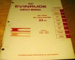 1967 Evinrude 33 HP Models Service Manual