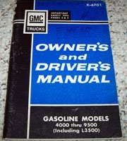1967 GMC Truck 4000-9500 Gas Models Owner's Manual