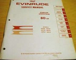 1967 Evinrude 80 HP Models Service Manual