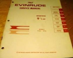 1967 Evinrude 9.5 HP Models Service Manual