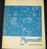 1967 Plymouth Barracuda Service Manual