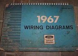 1967 Mercury Cougar Large Format Electrical Wiring Diagrams Manual