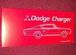 1967 Dodge Charger Owner's Manual