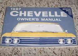 1967 Chevrolet Chevelle Owner's Manual