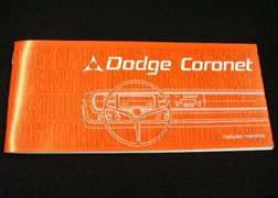 1967 Dodge Coronet Owner's Manual