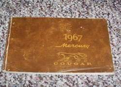 1967 Mercury Cougar Owner's Manual