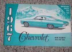 1967 Chevrolet Bel Air Owner's Manual